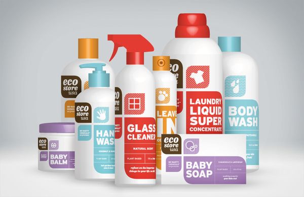 Этикетки для бытовой химиии